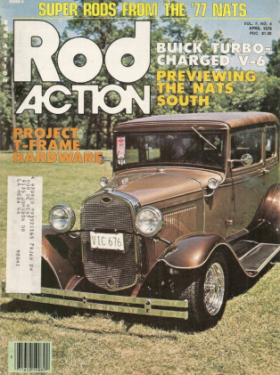 ROD ACTION 1978 APR - BUICK TURBO V6, RODS FROM THE NATIONALS, SLANT-BACK